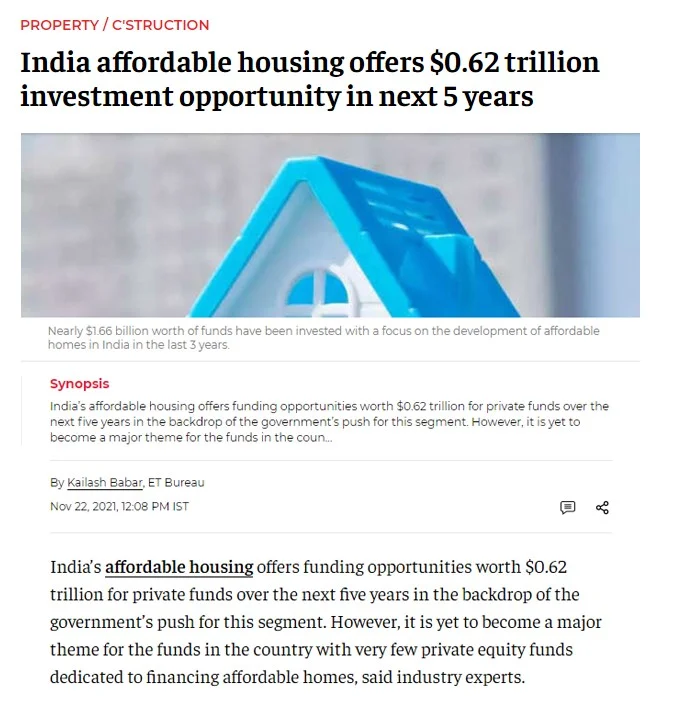 True Habitat Raises Rs 30 Crore from CSL Finance